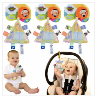 3 pk Interactive Sensory Baby Travel Toys $10 + FREE Ship
