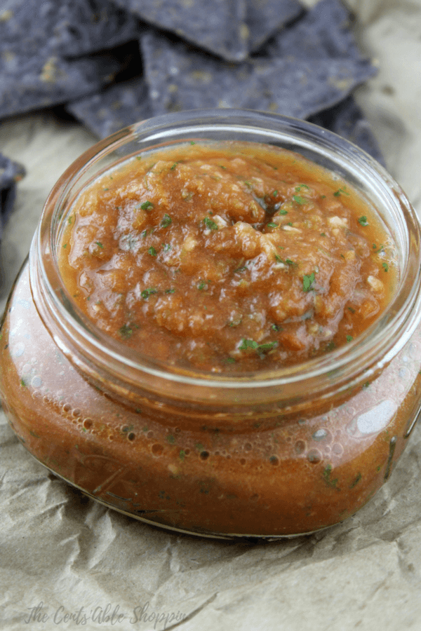 Whip up this easy authentic homemade Mexican salsa in under 5 minutes!