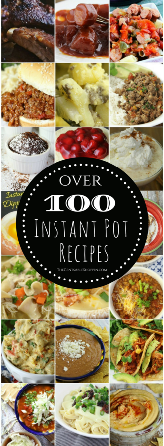 Over 100 deliciously yummy Instant Pot recipes - from Mexican to Pork, Beef, Desserts & more!