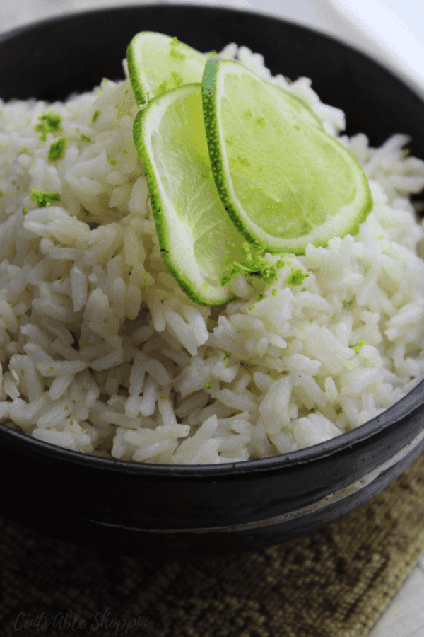 Savory coconut rice with a dash of cardamom made in mere minutes in your Instant Pot!