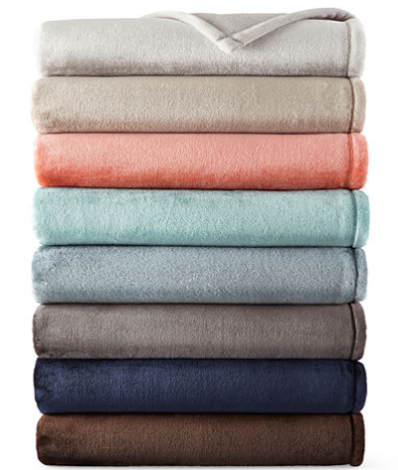 JCPenney: 50×70 Velvet Plush Throw $10 + FREE Shipping