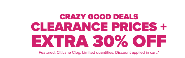 Crocs: Extra 30% OFF Clearance Prices