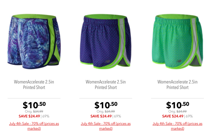 Women’s New Balance Shorts as low as $9 + FREE Shipping