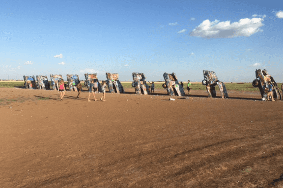 One cannot possibly pass through Amarillo, Texas without stopping at Cadillac Ranch. It's a [FREE] must-see attraction for both young and old - you'll want to read these 7 tips before visiting!