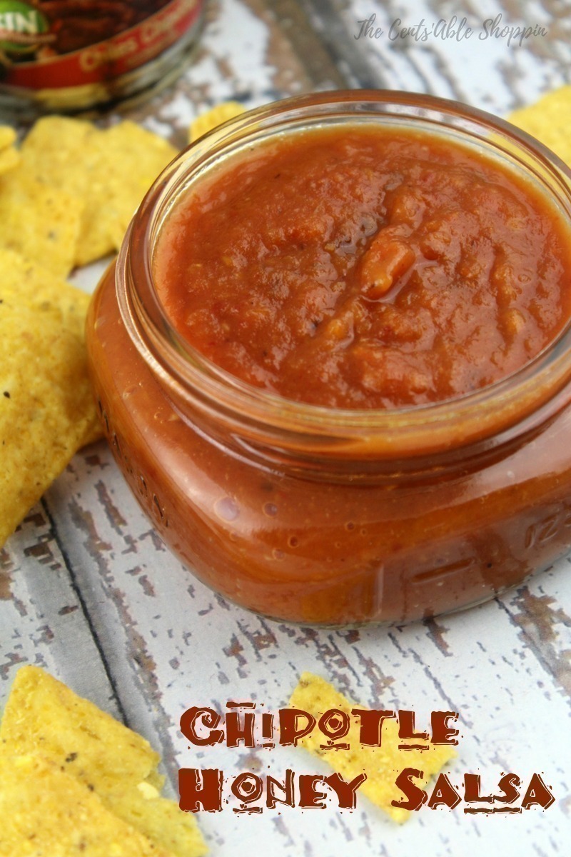 Tomatoes, honey and chipotles combine with garlic to make this salsa with a sweet kick - it's the perfect compliment to fish or veggie tacos, on eggs, or with tortilla chips.