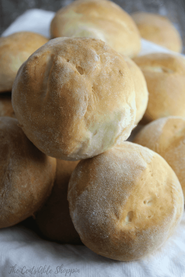 These easy to make French Bread Rolls are to die for! They are crusty on the outside and fluffy on the inside. Best eaten warm from the oven! 