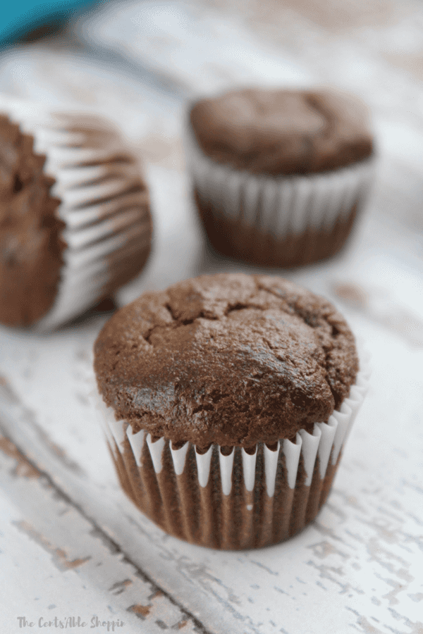 These paleo chocolate zucchini muffins make the perfect healthy snack for people of all ages!  They are grain-free, and the perfect way to use up an abundance of zucchini!