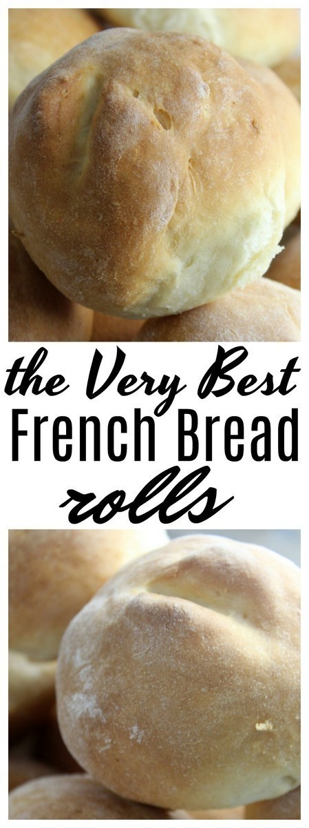 These easy to make French Bread Rolls are to die for! They are crusty on the outside and fluffy on the inside. Best eaten warm from the oven! 