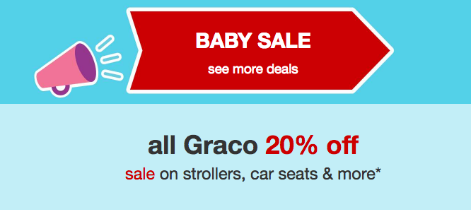 Target: Graco 20% OFF + Up to $50 Gift Card