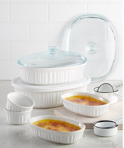 Corningware French White 10 pc Bakeware Set $19.99