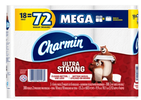 Target: 3 Charmin 18 ct Mega Roll $35 + FREE Shipping