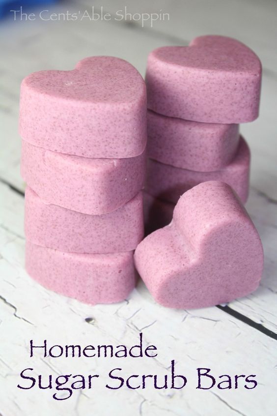 Homemade Sugar Scrub Bars