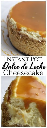 Instant Pot Dulce de Leche Cheesecake