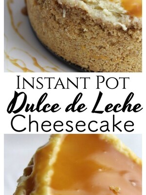 Instant Pot Dulce de Leche Cheesecake