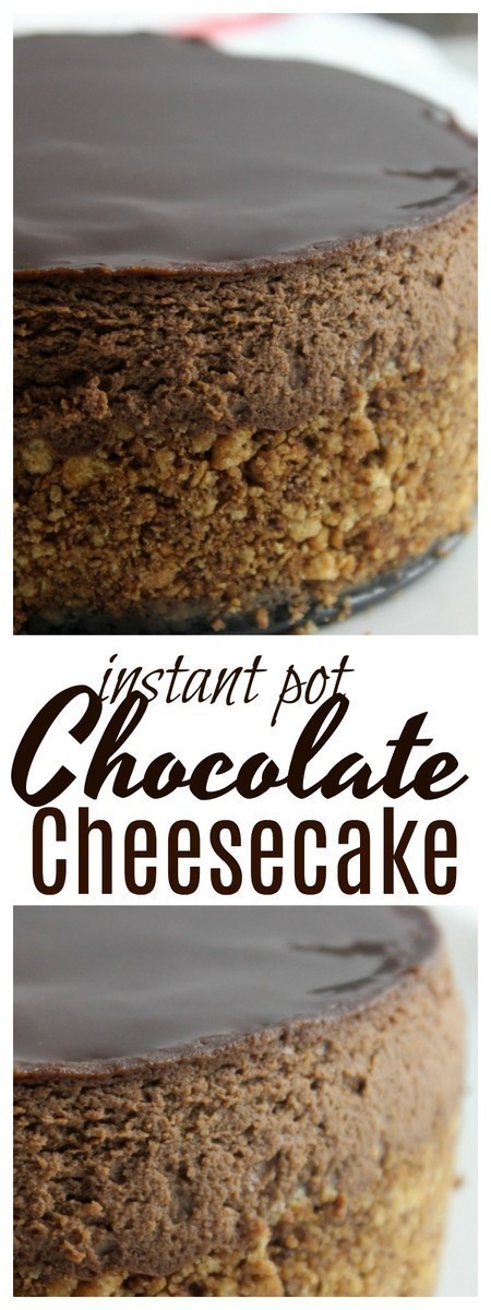 A rich, decadent, chocolate cheesecake that cooks up quickly in your Instant Pot - so good you will never want to eat regular cheesecake again!