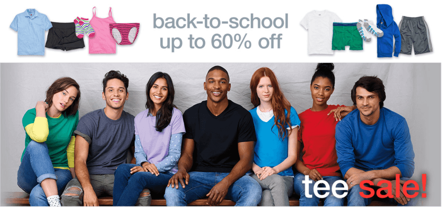 Hanes: Up to 60% OFF Back to School + FREE Shipping on Any Order
