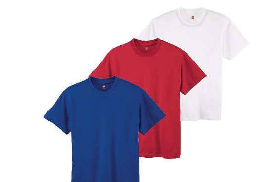 Hanes: Boys Tagless Tees just $2.79