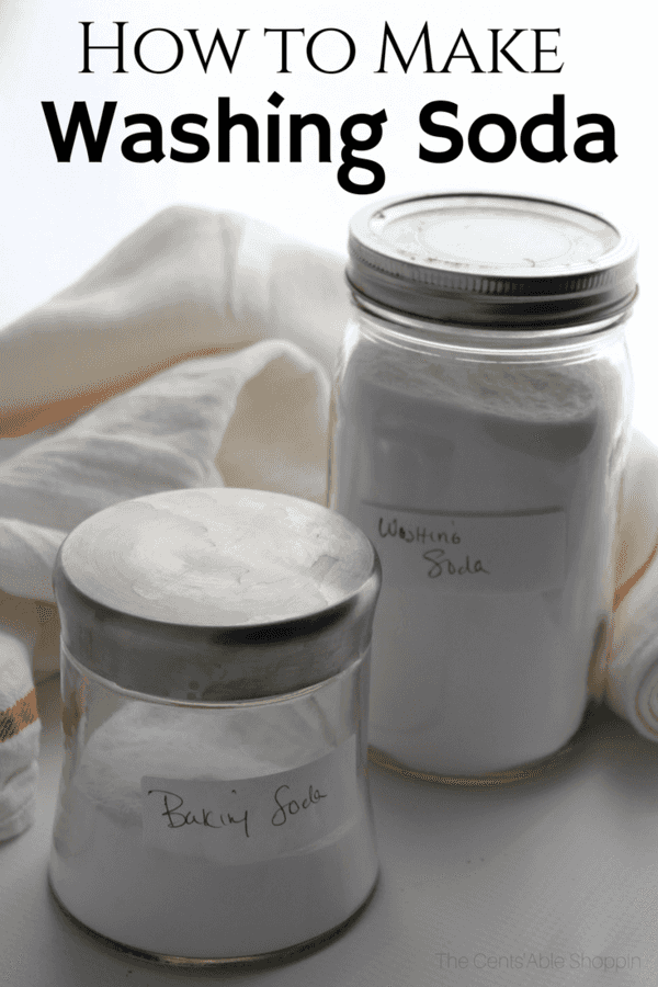 How to Make Washing Soda from Baking Soda