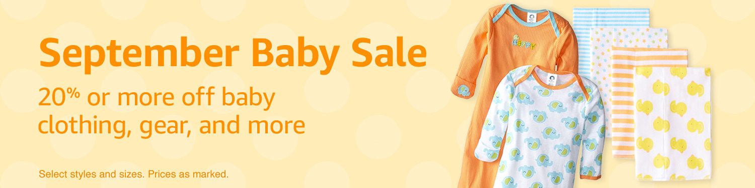 Amazon: 20% or More Off Baby Clothing, Gear and More