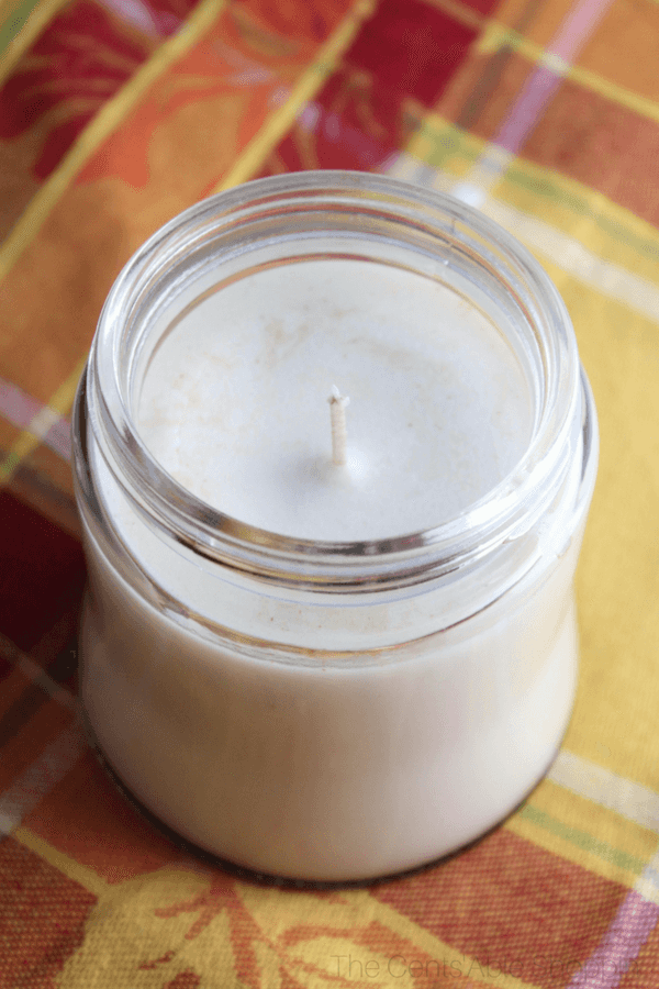 Welcome the scent of fall with this super easy handmade Cinnamon Orange Fall Candle that's non-toxic and perfect for gifting to family or friends!