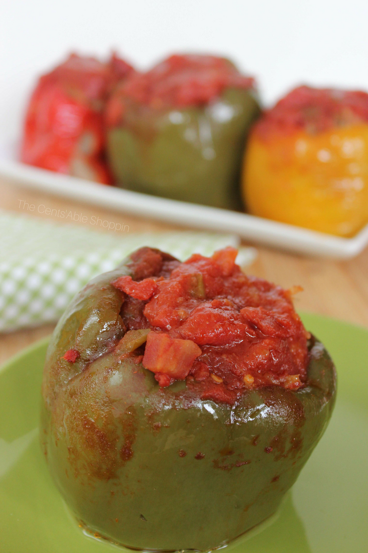 Easy Crock Pot Stuffed Peppers