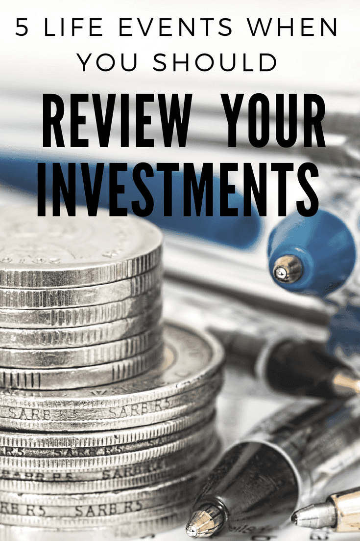 Sometimes life changes can be happy - and other times grueling.  No matter what experience you are working with, it's incredibly important to reanalyze your investments so that you can ensure you are on the right track. #investing | #finance | #money