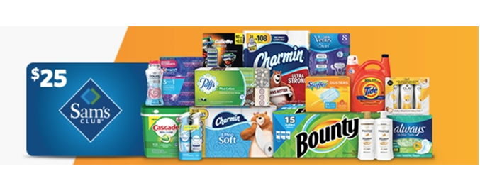 Sam’s Club: Earn a $25 Gift Card with Qualifying Purchase of $100 or More