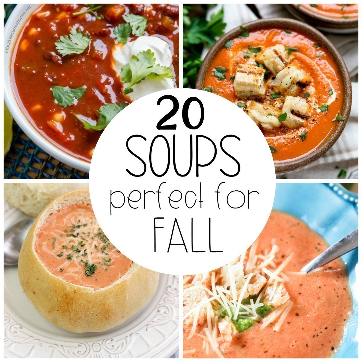 Pull out the crock pots and Instant Pot for cooler weather - here are 20 soups that are perfect for fall!