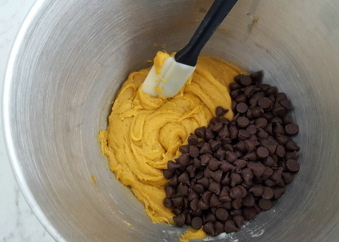 These soft and tender gluten free pumpkin chocolate chip cookies make the perfect fall treat! They are easy to make and will be a family favorite!