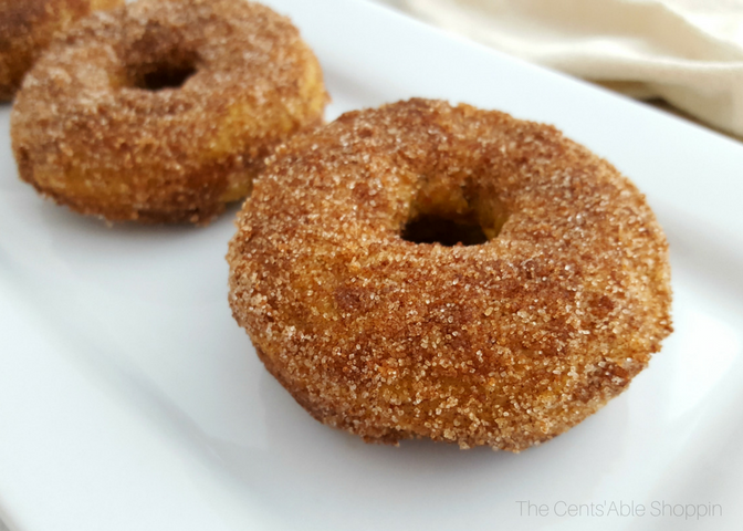 These Gluten-Free Pumpkin Sugar and Spice donuts are the perfect treat to enjoy this fall - and so easy to make at home! 