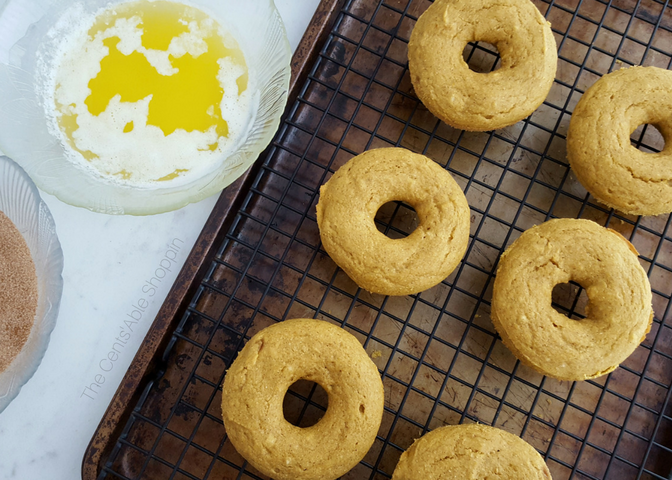 These Gluten-Free Pumpkin Sugar and Spice donuts are the perfect treat to enjoy this fall - and so easy to make at home! 