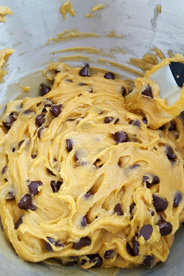 These soft and tender gluten free pumpkin chocolate chip cookies make the perfect fall treat! They are easy to make and will be a family favorite!