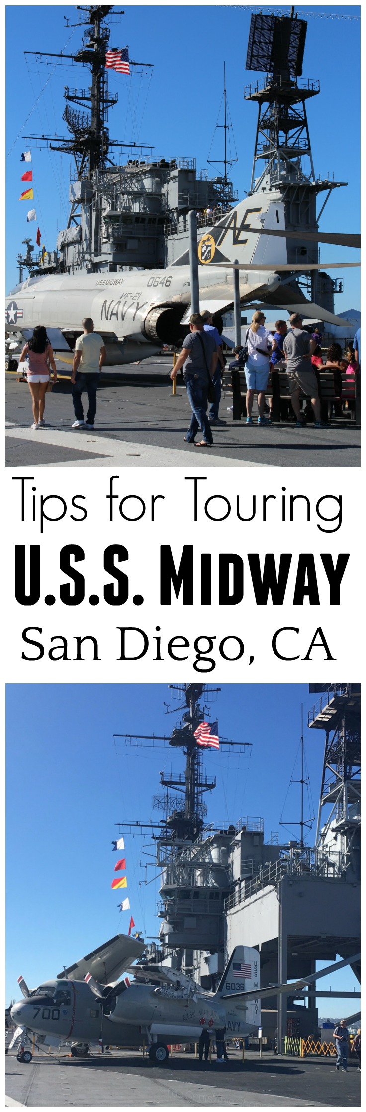 The U.S.S. Midway was America's longest-serving aircraft carrier of the 20th century. It is now docked in San Diego and is a once-in-a-lifetime experience. 