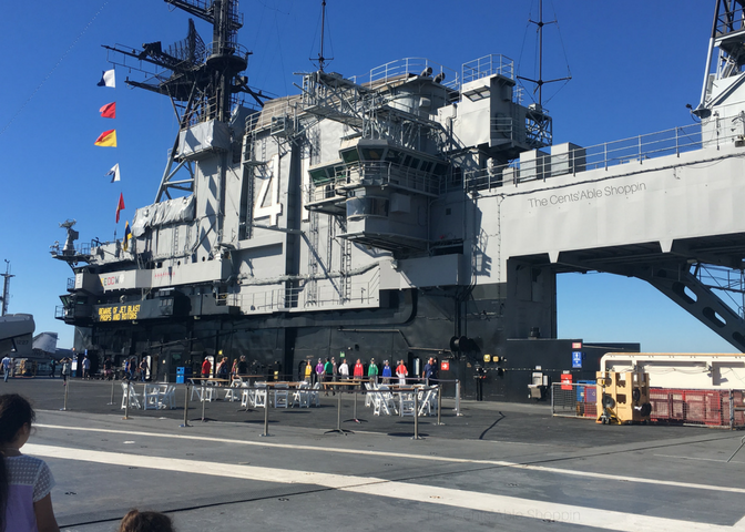 The U.S.S. Midway was America's longest-serving aircraft carrier of the 20th century. It is now docked in San Diego and is a once-in-a-lifetime experience. 