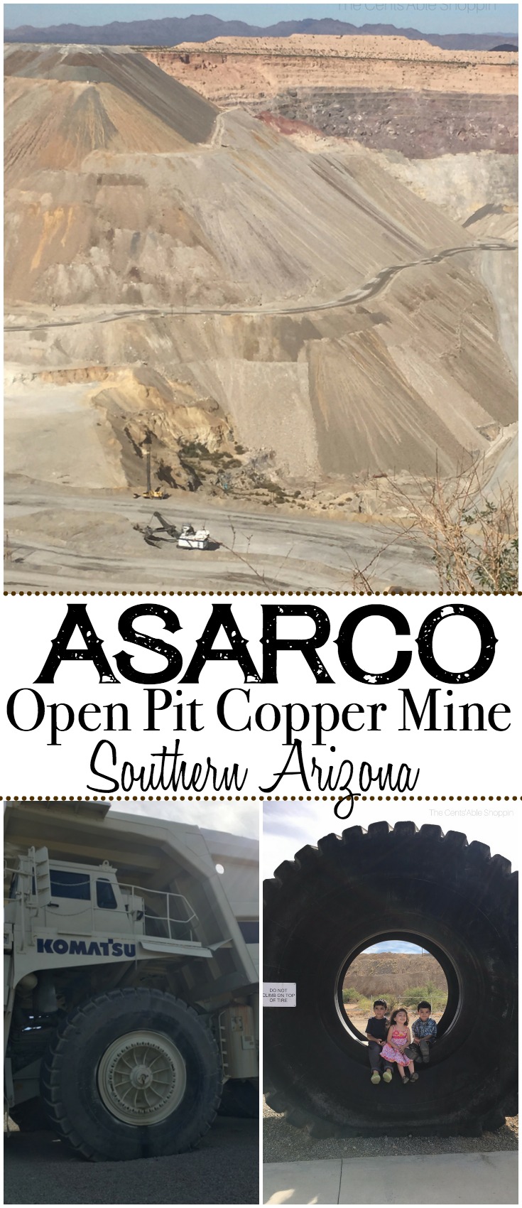 The ASARCO Mineral Discovery Mine just south of Tucson is the largest open-pit copper mine in Arizona that is available for public tours (without reservation). It's an incredible learning opportunity for people of all ages! #Arizona #RoadTrip #ASARCO #CopperMine #Tucson