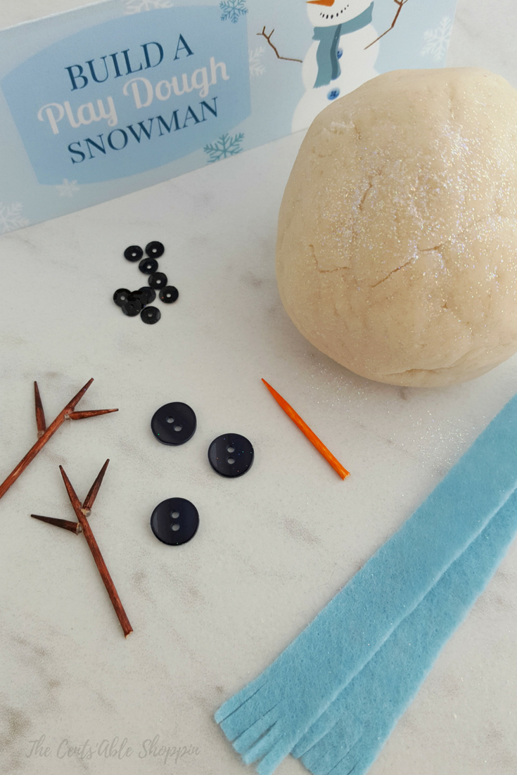 Build-a-Snowman Play Dough Kit