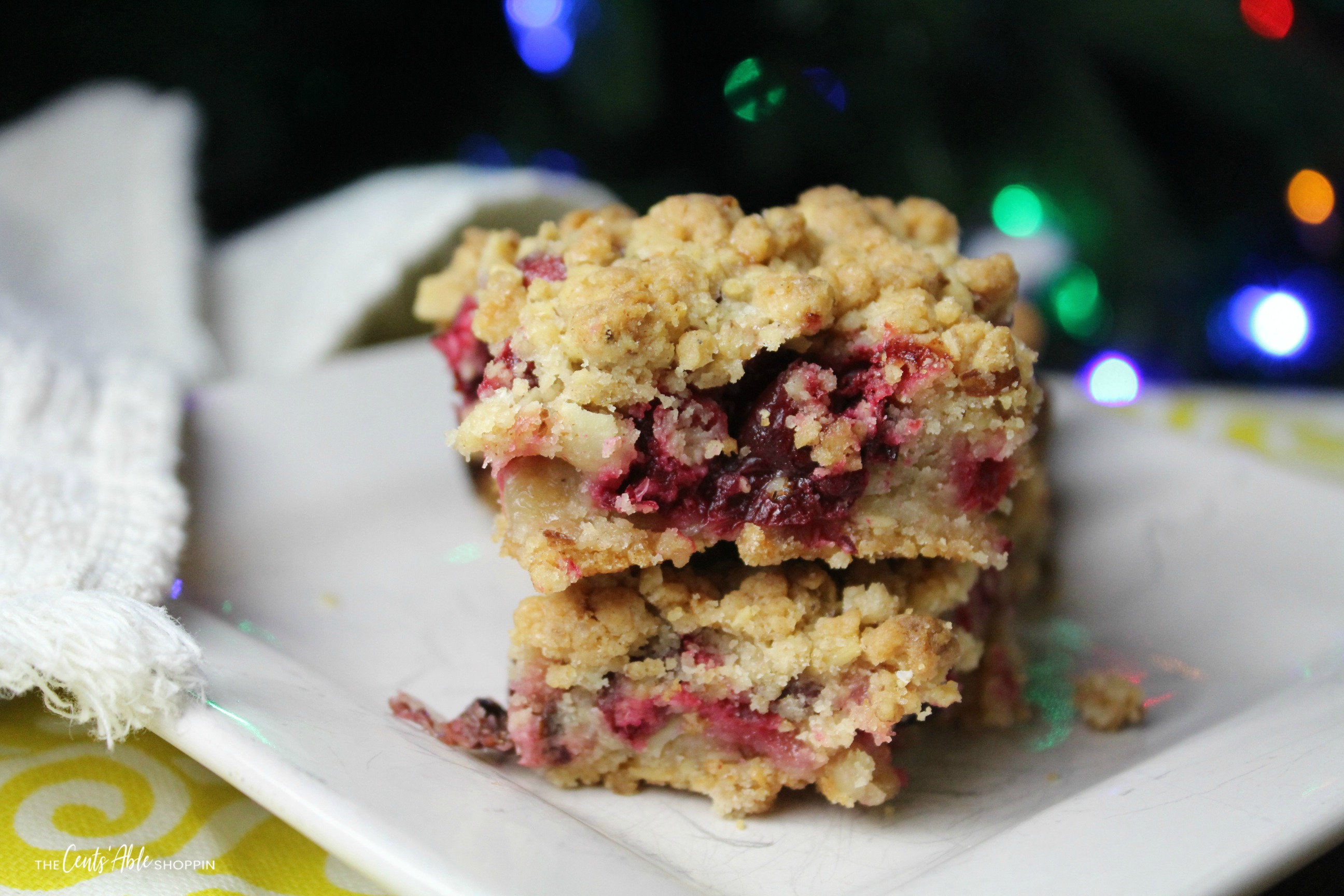 Cranberry Crumb Bars