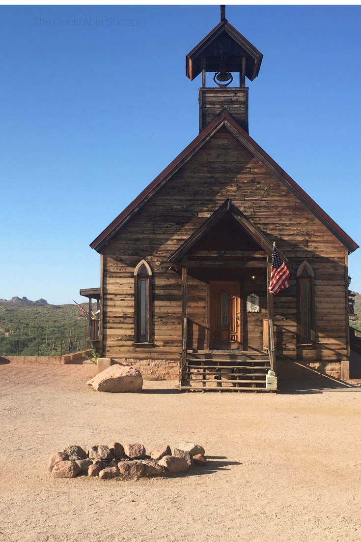 Goldfield Ghost Town is an authentic, reconstructed ghost town in Apache Junction, Arizona - right at the base of the Superstition Mountains east of Phoenix. The town features gold mine tours, gold panning, gunfights, a zipline and more.