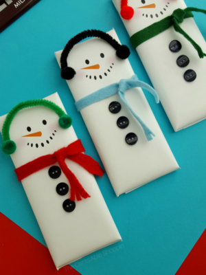 Snowman Candy Bar Wrapper Printable