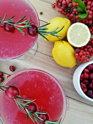 Cranberry Lemon Drop Martini