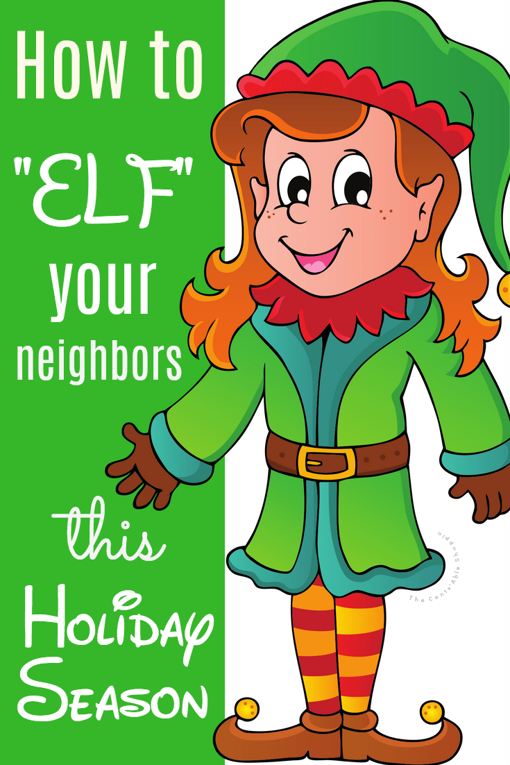 Start a new tradition with your family this year and "Elf" your neighbors! #Christmas #traditions #holiday #Elf