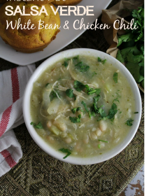 Salsa Verde White Bean Chicken Chili