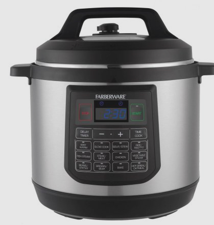 Faberware 8qt Electric Pressure Cooker $59.99