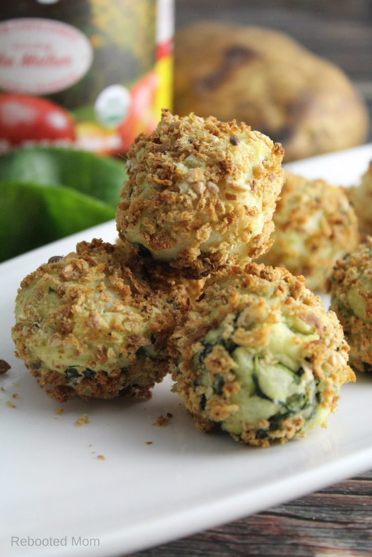 Potato Spinach Balls Appetizer - Rebooted Mom