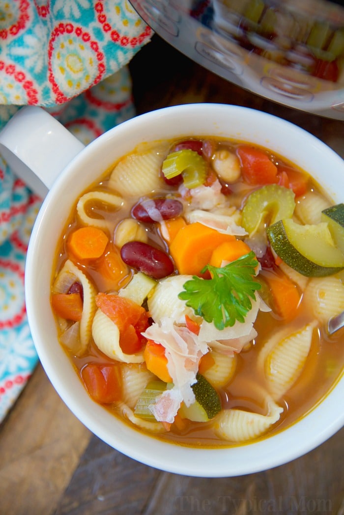 Easy Instant Pot Minestrone Soup - The Typical Mom