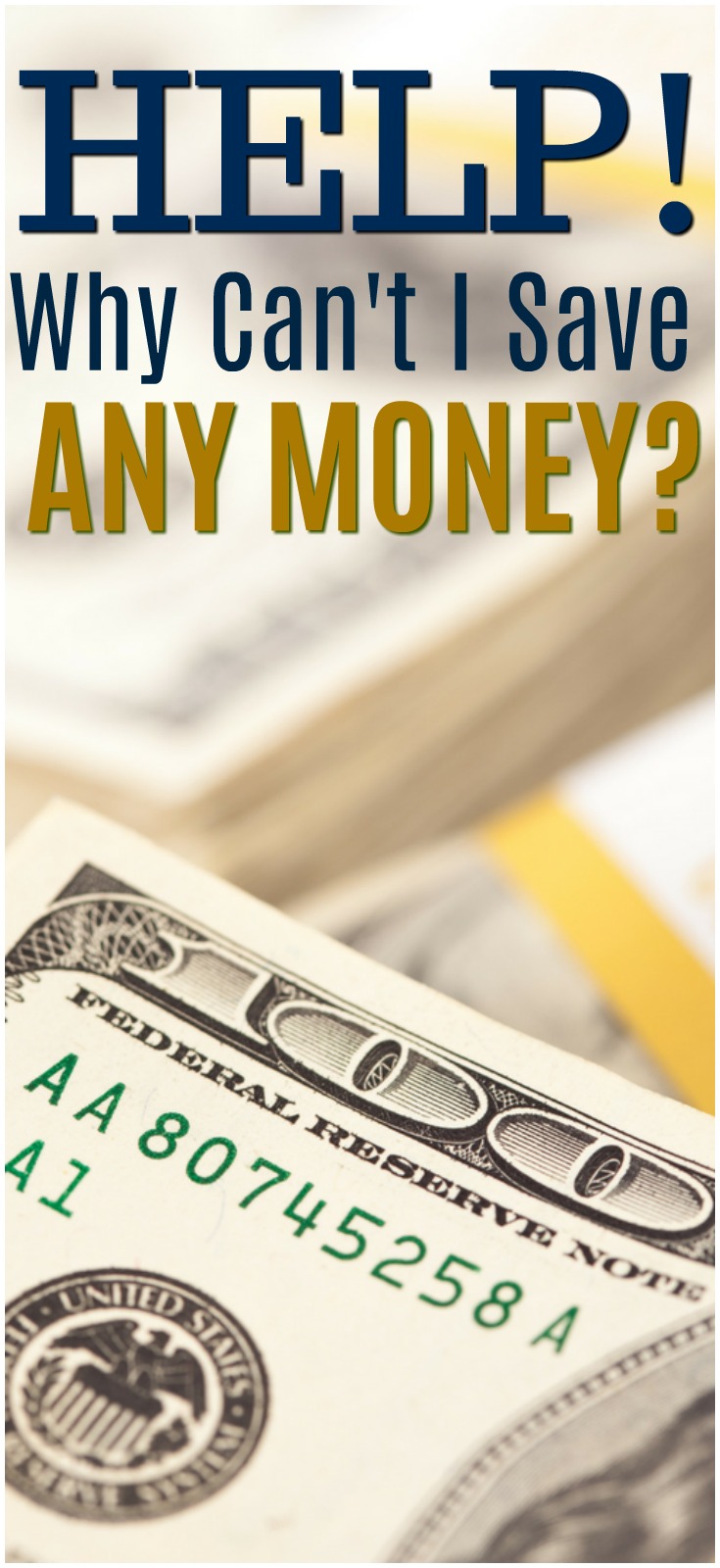 Every day, hundreds of thousands of Americans struggle to save money. Simply put: they just cannot, for whatever reason, save. Here are several underlying reasons to that inability to save, as well as some advice for getting on track. #saving #budget #finance #money #savingmoney