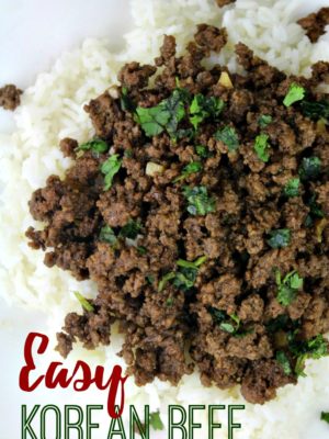 Quick and Easy Korean Beef
