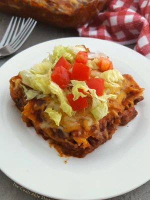 Cheesy Mexican Lasagna (Gluten-Free)