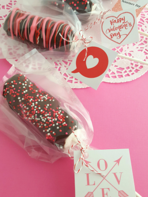 Valentine Marshmallow Pops