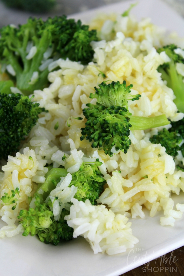 Instant Pot Cheesy Broccoli and Rice: Combine freshly steamed broccoli with cheesy rice in this easy, kid-friendly Instant Pot recipe that's ready in minutes! #healthy #kidfriendly #InstantPot #PressureCooker #broccoli #rice